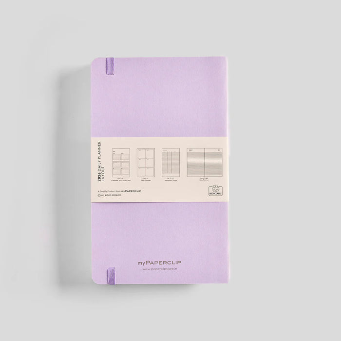 myPAPERCLIP M1 Daily 2026 Planner- A5 Slim, Softcover