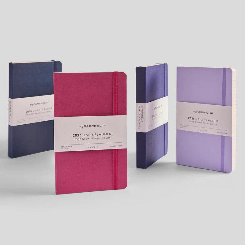 *Clearance* myPAPERCLIP M1 Daily 2026 Planner- A5 Slim, Softcover