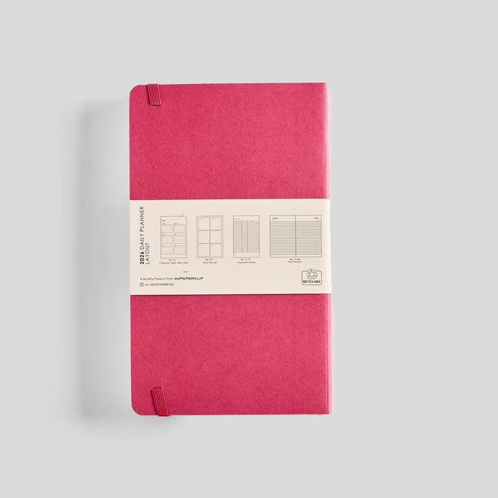 myPAPERCLIP M1 Daily 2026 Planner- A5 Slim, Softcover