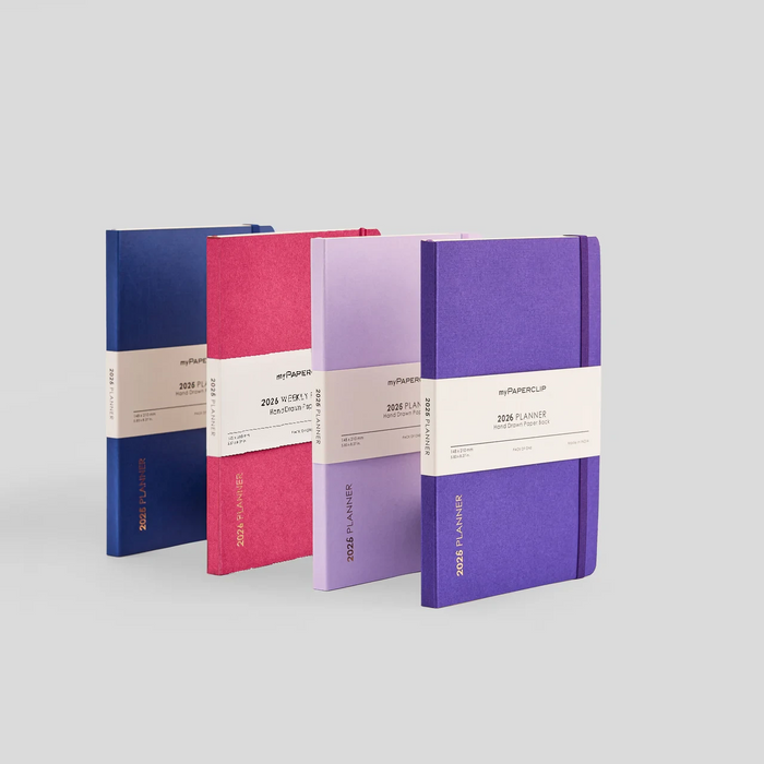 myPAPERCLIP D1 Weekly 2026 Planner- A5, Softcover