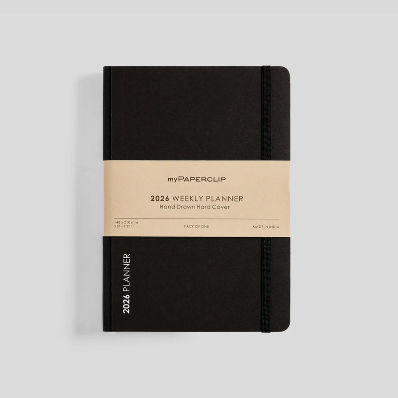 *Clearance* myPAPERCLIP D2 Weekly 2026 Planner - A5, Hardcover