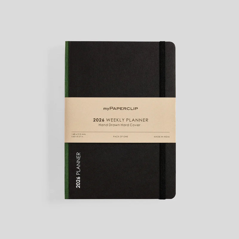 *Clearance* myPAPERCLIP D2 Weekly 2026 Planner - A5, Hardcover