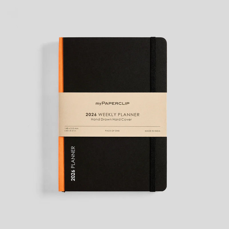 *Clearance* myPAPERCLIP D2 Weekly 2026 Planner - A5, Hardcover