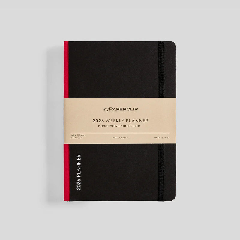 *Clearance* myPAPERCLIP D2 Weekly 2026 Planner - A5, Hardcover