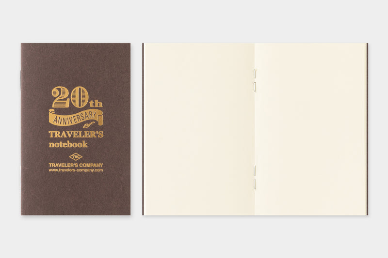 TRAVELER'S Notebook 20th Anniversary Starter Set - Card Size, Black, Special Edition