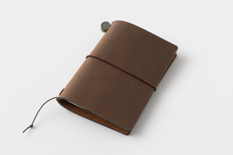 TRAVELER'S Notebook 20th Anniversary Starter Set - Card Size, Brown, Special Edition