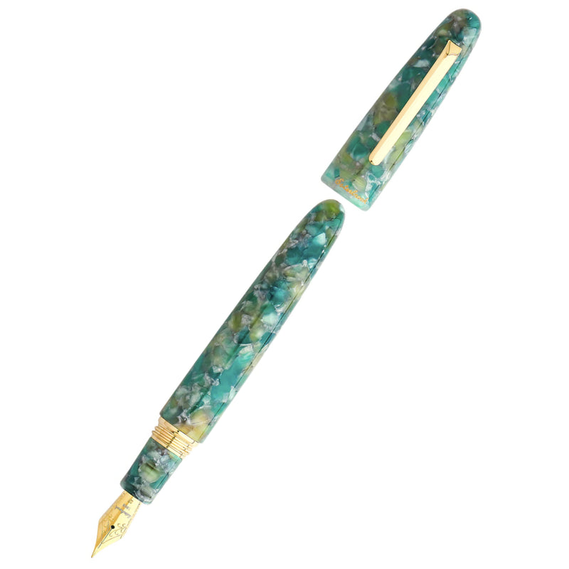 Esterbrook Estie Sea Glass Fountain Pen - Gold Trim
