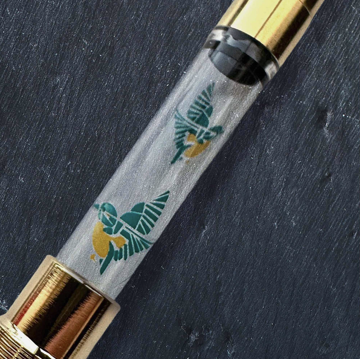 Esterbrook x Bungubox Estie DiamondCast Fountain Pen - Kingfisher, Special Edition