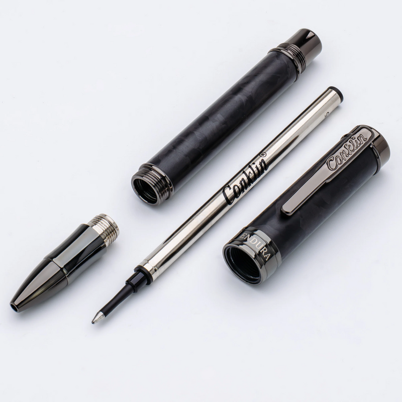 Conklin Endura Rollerball Pen - Forged Carbon w/ Gunmetal Trim