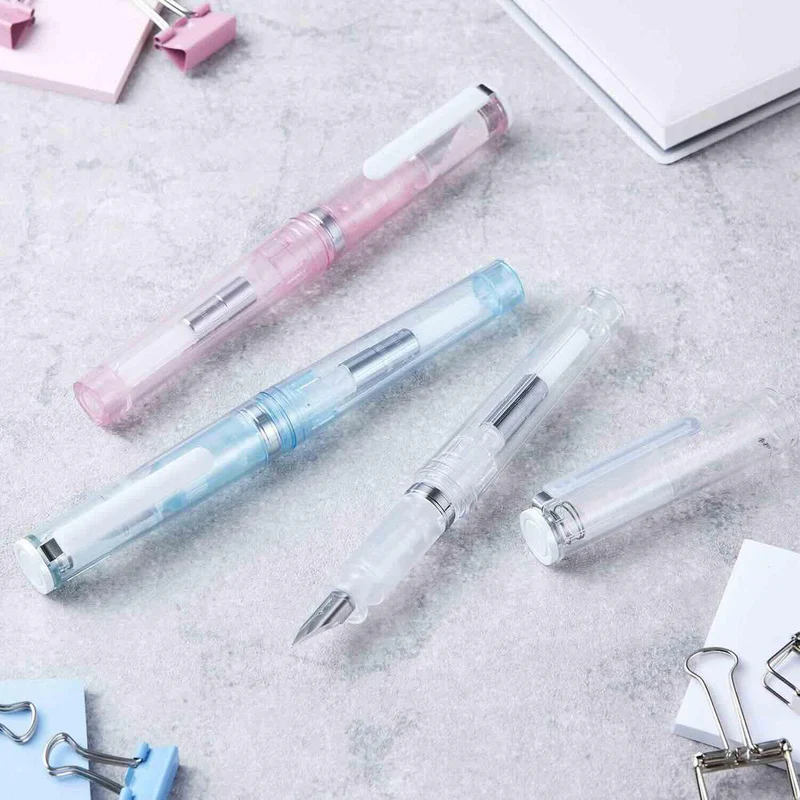 Sailor TUZU Adjust Glassy Fountain Pen - Crystal White