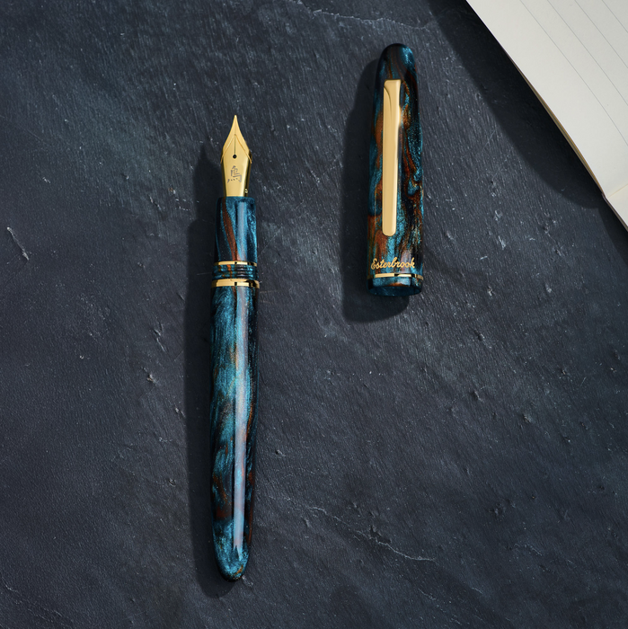 Esterbrook x Bungubox Estie DiamondCast Fountain Pen - Kingfisher, Special Edition