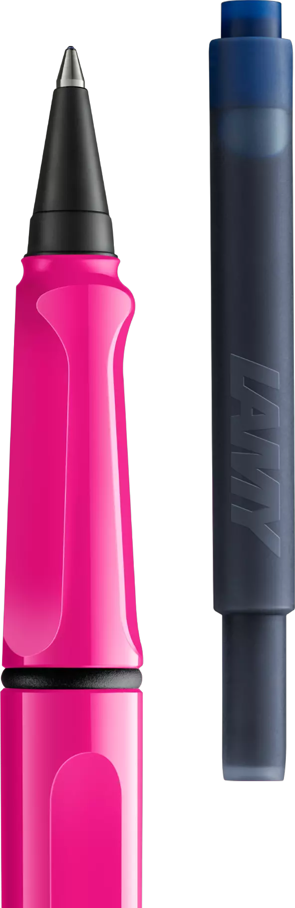 Lamy Safari Ink Cartridge Rollerball Pen - Pink