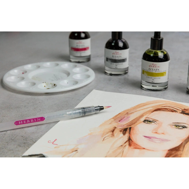 Jacques Herbin Refillable Brush Pen - Fine Tip