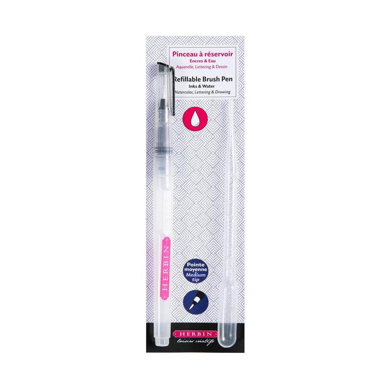 Jacques Herbin Refillable Brush Pen - Medium Tip