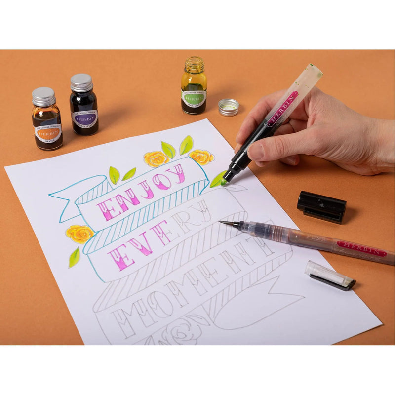 Jacques Herbin Refillable Brush Pen - Fine Tip