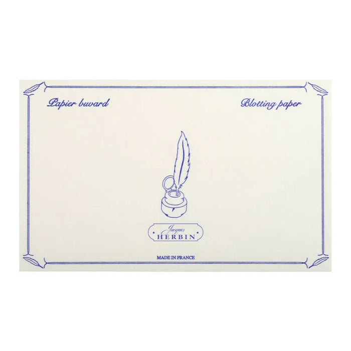 Jacques Herbin White Blotting Paper (Pack of 10)