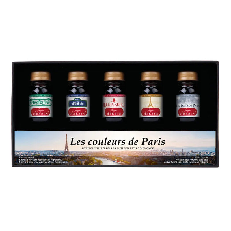 Jacques Herbin Ink Set - Paris Series (5 x 10 ml)
