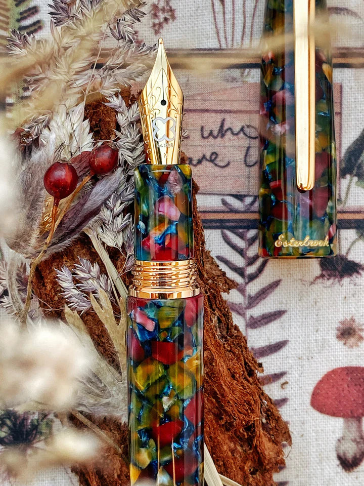 Esterbrook Estie Botanical Garden Fountain Pen - Gold Trim