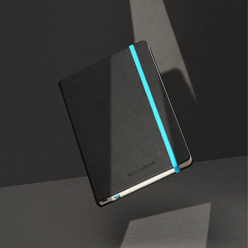 Endless A5 Recorder Notebook - Black Infinite Space, Blank - 80gsm Regalia Paper