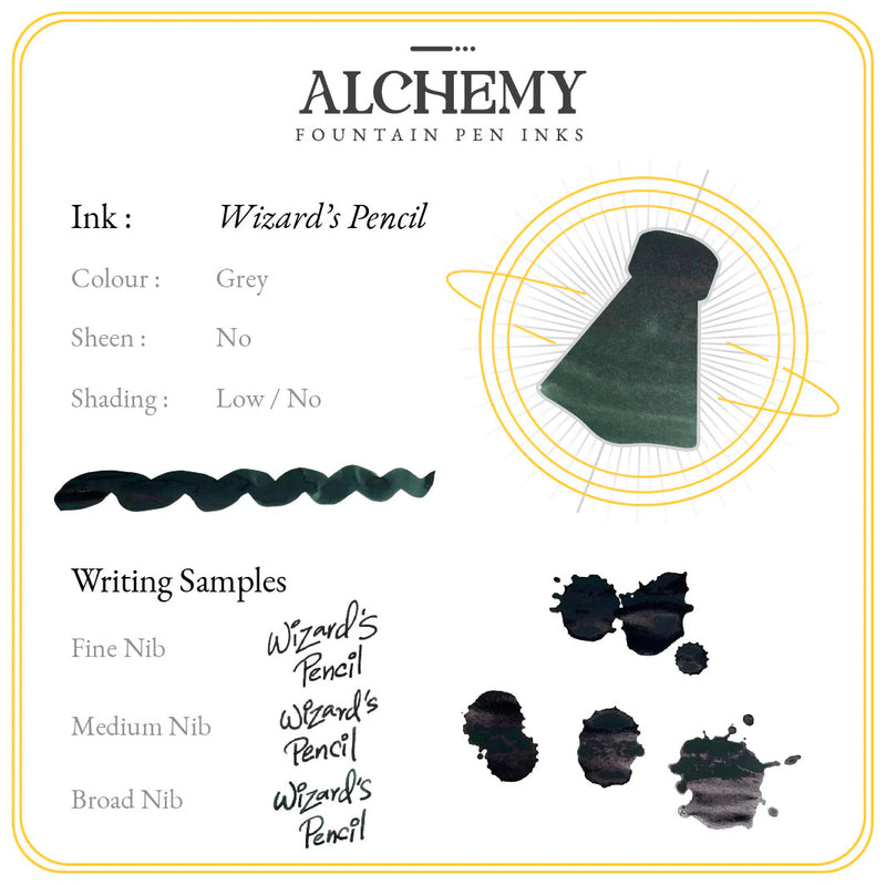 Endless Alchemy Fountain Pen Ink - Wizard Pencil 45ml