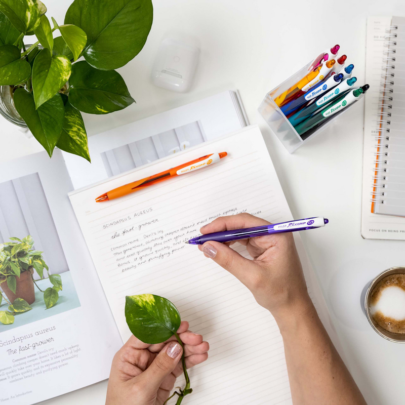 *Clearance* Pilot Rexgrip Retractable Ballpoint Pen - Red, Fine 12 Pack