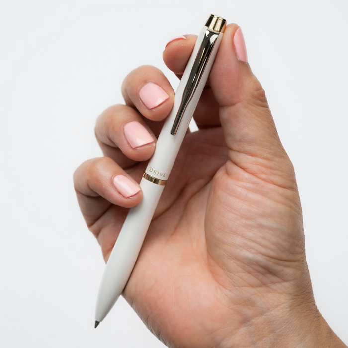 Pilot Acro Drive Hybrid Ballpoint Pen - Pearl White