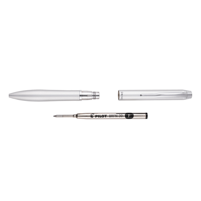 Pilot Acro Drive Hybrid Ballpoint Pen - Silver