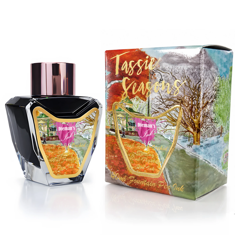 Van Dieman's Tassie Seasons Ink - (Spring) Pink Fairy Orchid 40ml