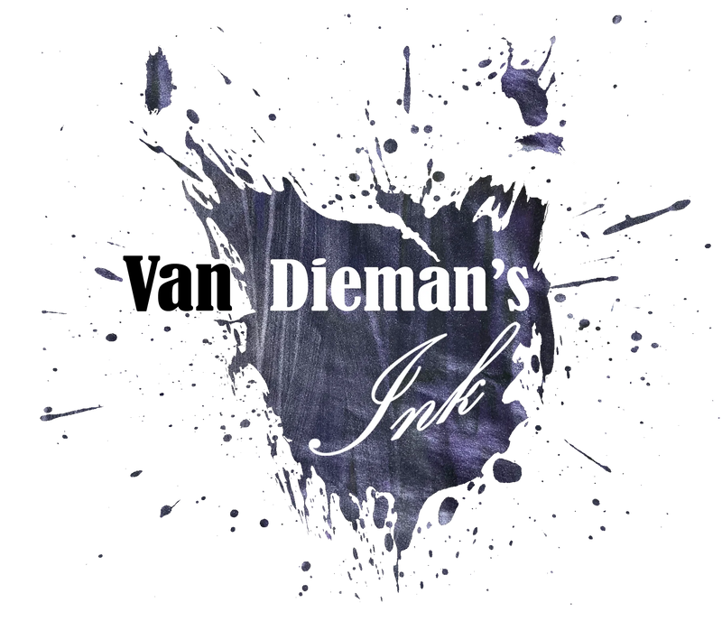 Van Dieman's Birds of a Feather ink - Elegant Peacock Eye Shimmering 40ml