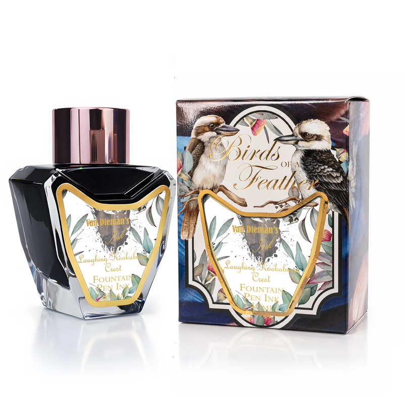 Van Dieman's Birds of a Feather ink - Laughing Kookaburra Crest 40ml