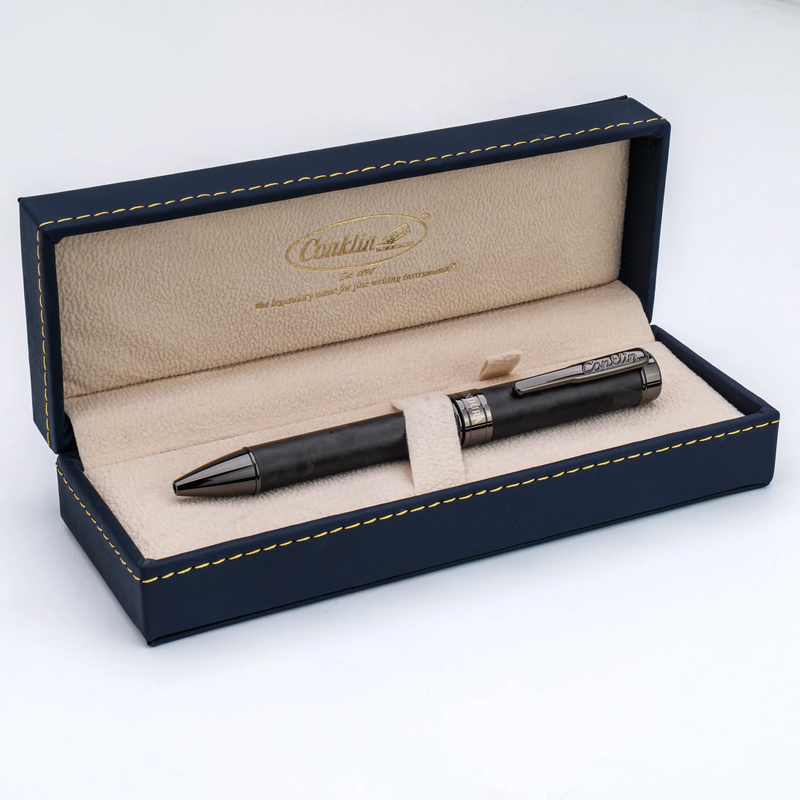 Conklin Endura Ballpoint Pen - Forged Carbon w/ Gunmetal Trim