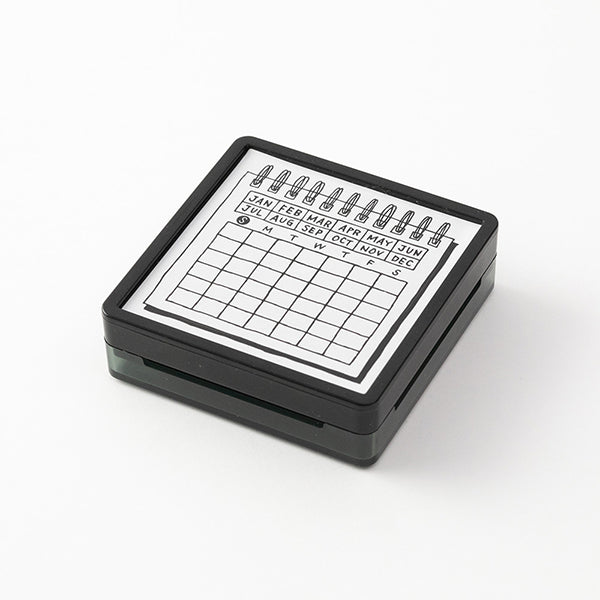 Midori Paintable Self-Inking Stamp - Calendar