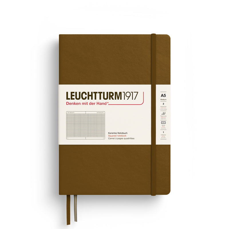 Leuchtturm1917 Notebook Medium (A5) - Spice Brown