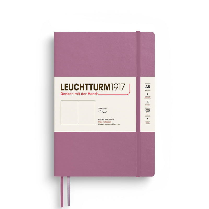 Leuchtturm1917 Notebook Softcover (A5) - Dusty Rose