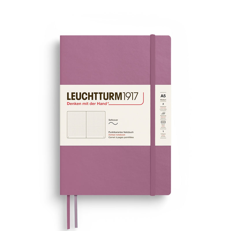 Leuchtturm1917 Notebook Softcover (A5) - Dusty Rose