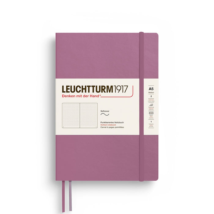 Leuchtturm1917 Softcover Medium (A5) Notebook - Dusty Rose