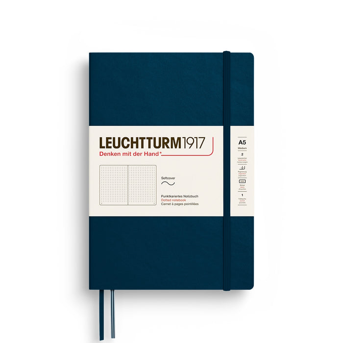 Leuchtturm1917 Softcover Medium (A5) Notebook - Deep Sea