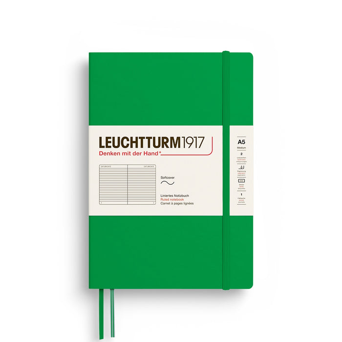 Leuchtturm1917 Softcover Medium (A5) Notebook - Spring Leaf