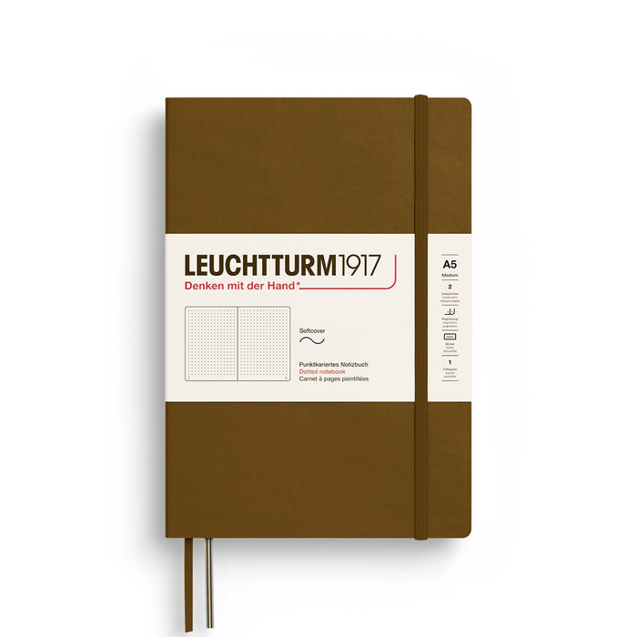 Leuchtturm1917 Softcover Medium (A5) Notebook - Spice Brown