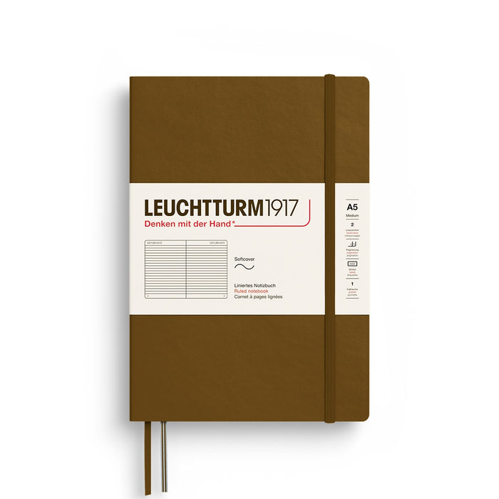 Leuchtturm1917 Softcover Medium (A5) Notebook - Spice Brown