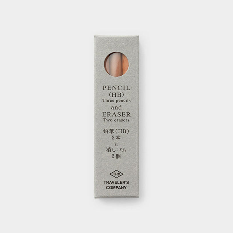 TRAVELER'S Pencil HB Refill and Erasers Pack