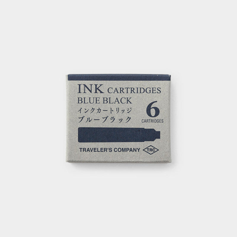 TRAVELER'S Ink Cartridges - Blue Black, 6 Pack