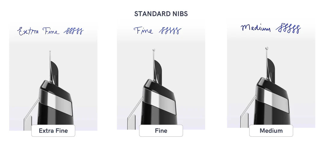 Endless Phantom Retractable Fountain Pen - Blue w/ Chrome