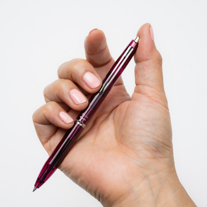 Pilot Acro 300 0.5mm Hybrid Ballpoint Pen Clear Red Barrel