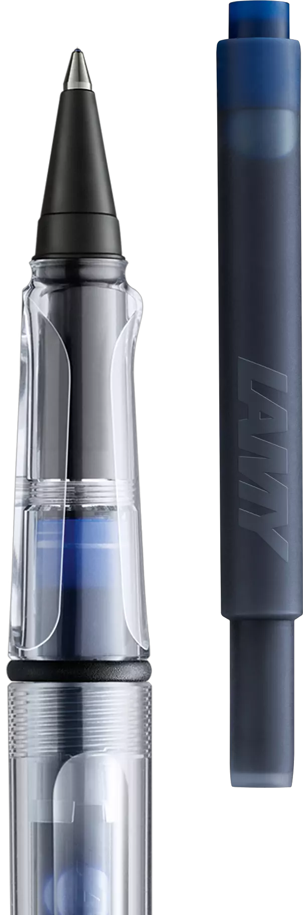 Lamy Safari Ink Cartridge Rollerball Pen - Transparent