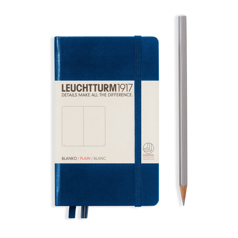 Leuchtturm1917 Notebook Pocket (A6), Plain - Navy