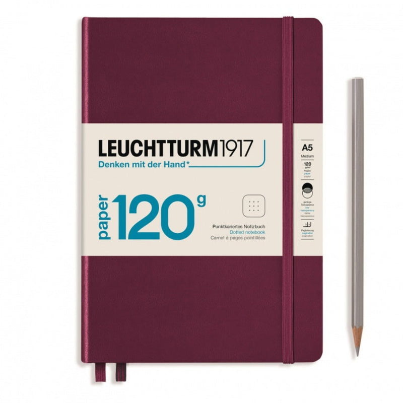 Leuchtturm1917 120gsm Edition Hardcover Notebook (A5), Dotted - Port Red