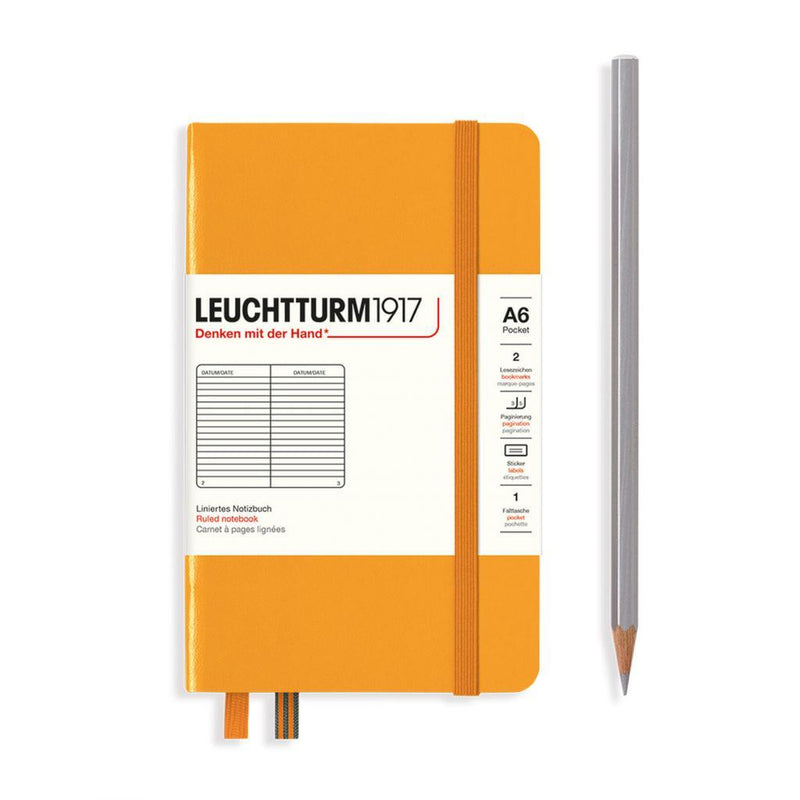 Leuchtturm1917 Notebook Pocket (A6), Ruled - Rising Sun