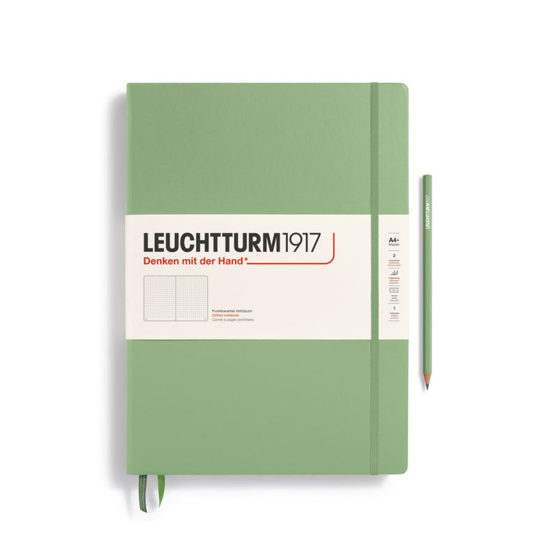 Leuchtturm1917 Notebook Master (A4+), Dotted - Sage
