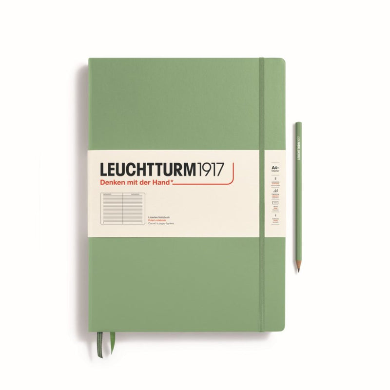 Leuchtturm1917 Notebook Master (A4+), Ruled - Sage